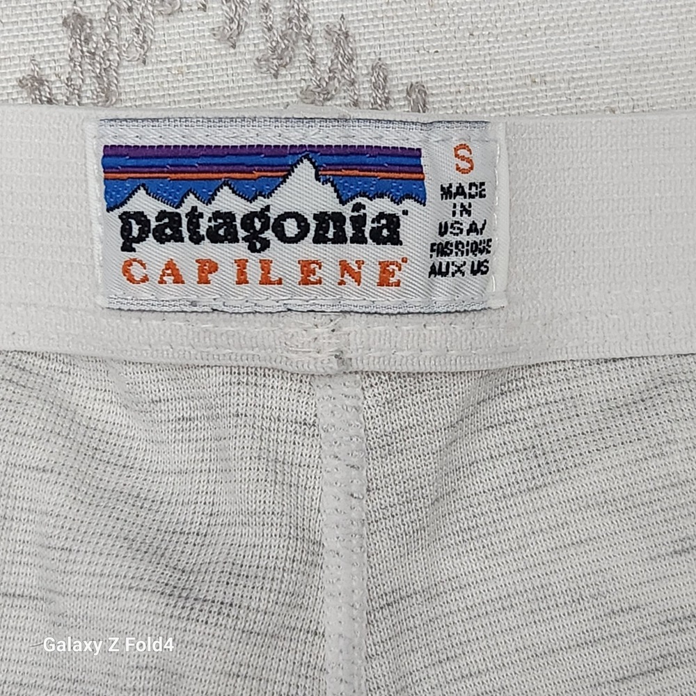 Patagonia Capilene Base Layer Leggings Gray Heather Thermal Pants 44683 Mens S